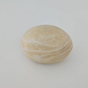 Vintage Hand Carved Alabaster Stone Egg